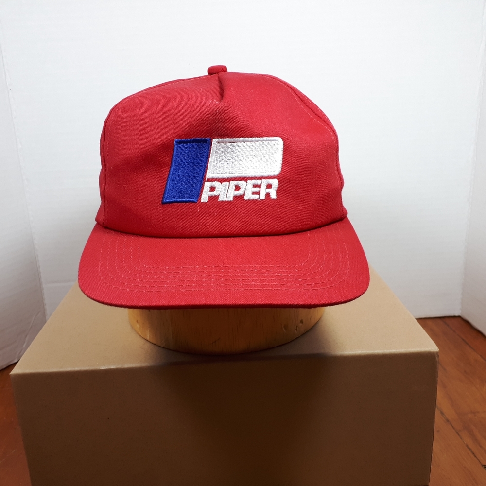 Vintage Piper Aircraft Aviation Embroidered Baseball Cap Made in the USA
